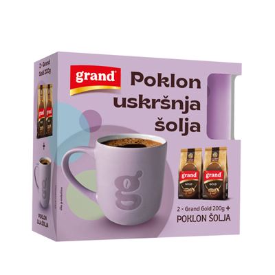 GRAND KAFA GOLD2X200G+PASTELNA SOLJA