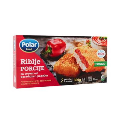 RIBA PANIRANA SA SOSOM OD PARADAJZA I PAPRIKE 300 GR POLAR FOOD