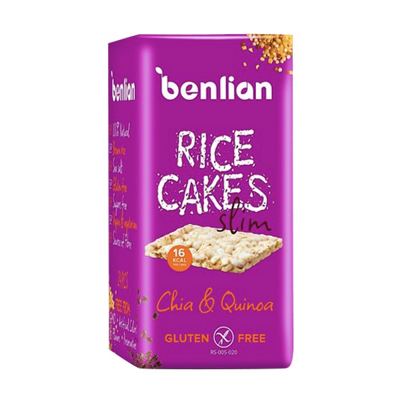 RICE CAKES CHIA QUINOA 100G