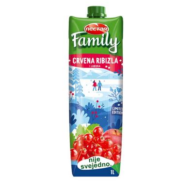 NECTAR CRVENA RIBIZLA I JABUKA 1L
