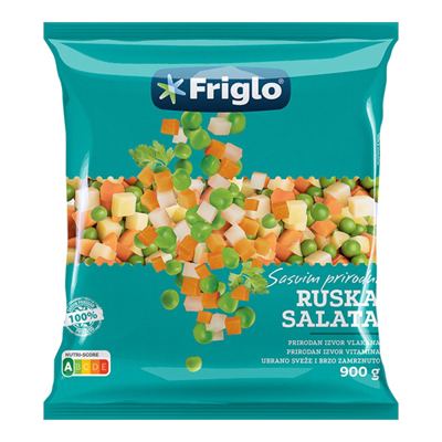 Zamrznuta ruska salata 900g Friglo
