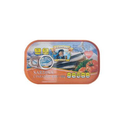 IL CAPITANO 100g SARDINA U PARADAJZ SOSU