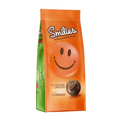 BOMBONJERA KUGLICE CRISPY LEŠNIK SMILIES 120G