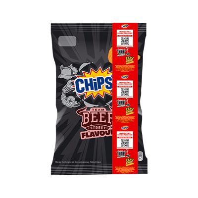 ČIPS CHIPSY SLANI BBQ RIBS REBRASTI 95G