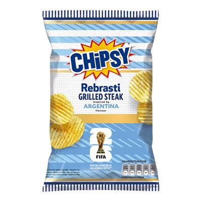 ČIPS REBRASTI MARBO CHIPSY ARGENTINA FIFA GRILLED STEAK 95G