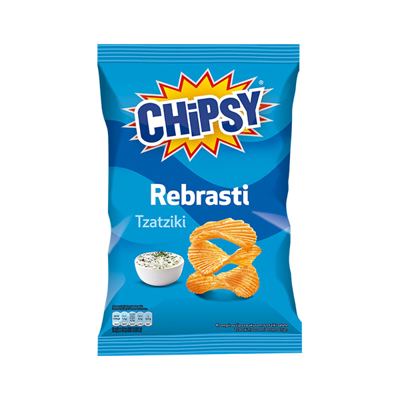 ČIPS CHIPSY TZATZIKI REBRASTI 130G