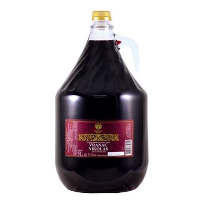VINO VRANAC NIKOLAS STAKLO 5L