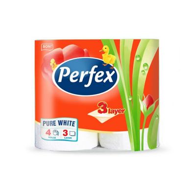 Toalet Papir Boni Perfex Troslojni CRVENO-ZELENI 4/1