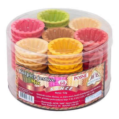 KORPICE JESTIVE 60/1 52g POSNE