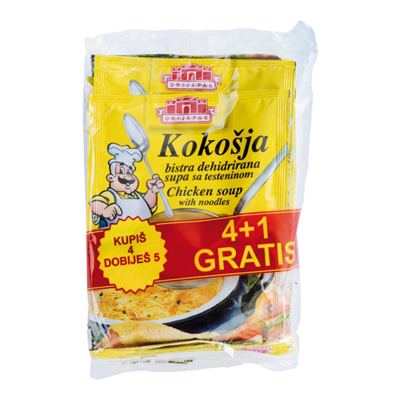 supa kokosija 40gr 4 I 1 gratis unijapak