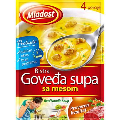 SUPA GOVEDJA SA MESOM 58gr MLADOST