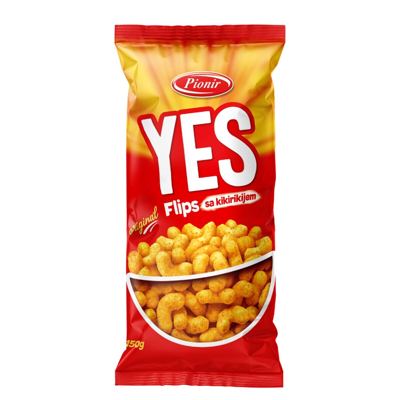 FLIPS YES SA KIKIRIKIJEM 150g PIONIR
