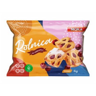 ROLNICA SA VIŠNJOM 1KG SMRZ."MOKA"