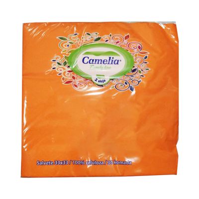 SALVETA ORANŽ 30/1 33X33 2SL CAMELIA