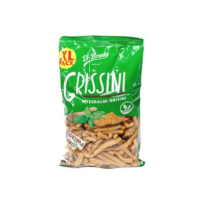 Integralne grisine Dr.Brado XL kurkuma, bosiljak, origano 400g