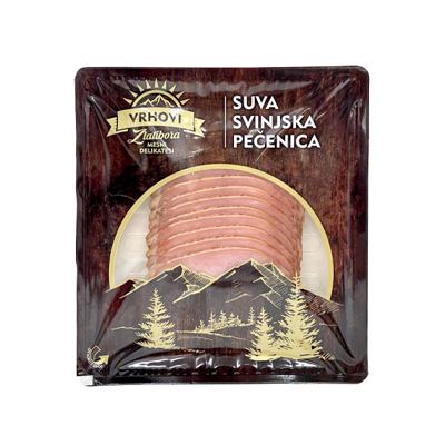 PEČENICA SUVA SLAJS 100G VRHOVI ZLATIBORA