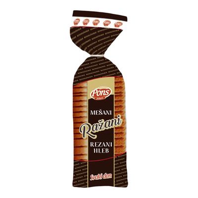 Mešani Ražani Hleb 500GR Pons