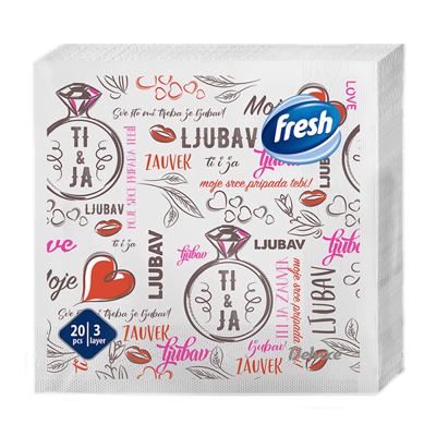 SALVETE 3SL LJUBAV 33X33 FRESH 20/1