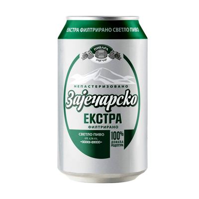 Zaječarsko Ekstra Filtrirano 0.33 lit CAN