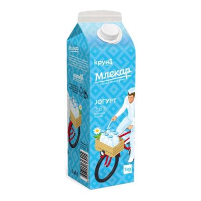 MLEKAR JOGURT 2.8%mm 1L "KRUNA"