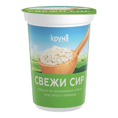SVEŽI SIR 400G "KRUNA"