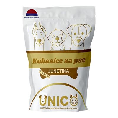 HRANA ZA PSE GRIZZCO KOBASICA OD JUNETINE 200G
