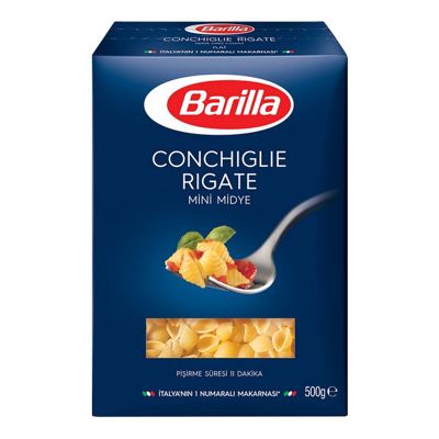 BARILLA CONCHIGLIE RIGATE 500GR