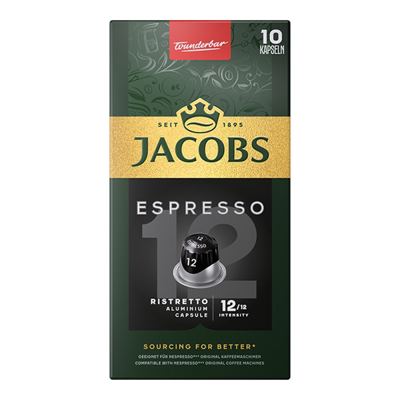 KAFA JACOBS KAPSULE NCC ESPRESSO RISTRETTO 52G 10/1