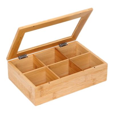 GM BTB6 DRVENA BAMBUS KUTIJA ZA CAJEVE 24X16X7CM