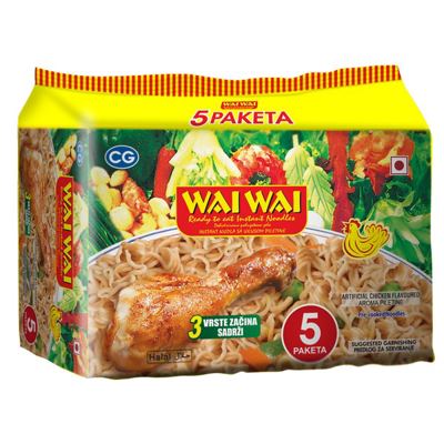 NUDLE UKUS PILETINE WAI WAI 375G 5/1