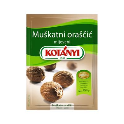 ZAČIN MUSKATNI ORAŠČIĆ CELI 9G KOTANYI