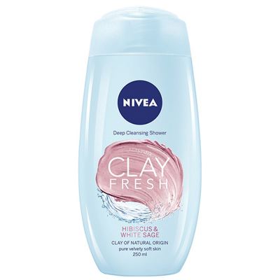 NIVEA CLAY HIBISCUS&SAGE GEL ZA TUŠ 250 ml (12)
