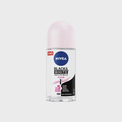 NIVEA ROLLON 50ML ZENSKI BLACK&WHITE CLEAR