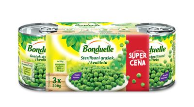N-GRAŠAK BONDUELLE 600G 3*200G POSEBNA CIJENA