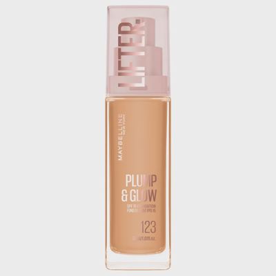 MAYBELLINE PLUMP&GLOW tečni puder 123