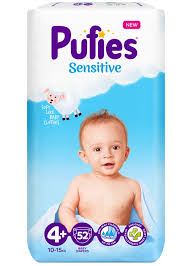 PUFIES SENSITIVE MP MAXI +52/1 PCS 4+ (10-15KG)
