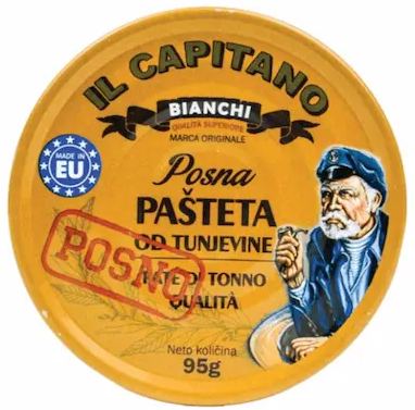 PAŠTETA TUNA PIKANT IL CAPITANO 95 G
