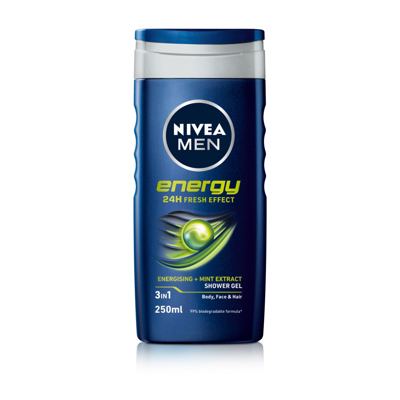 NIVEA MEN GEL ZA TUŠ. ENERGY 250 ml
