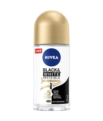 DEO ROLLON NIVEA B&W SILKEY SMOOTH 50ml