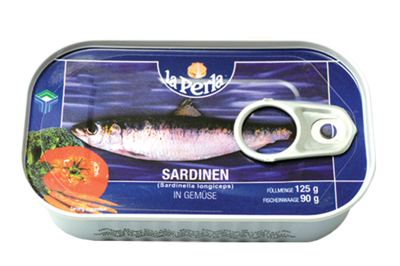 SARDINA LA PERLA SA POVRCEM 125GR