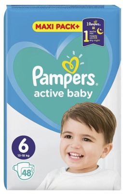 PAMPERS ACTIVE BABY DRY 6 44/1