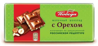 COKOLADA MLECNA SA LESNIKOM 80gr POBEDA