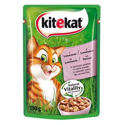 HRANA ZA MAČKE KITEKAT EX LOSOS KESA 85G