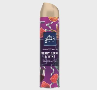 OSV SPR MERRY BER&WINE 300ML GLADE