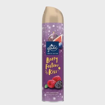 GLADE SPRAY 300ml BERRY FESTIVE KISS