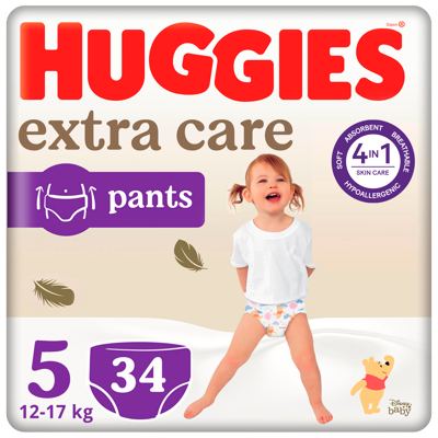 PELENE HUGGIES ESOFT PANTS MEGA 34KOM VEL 5 (12-17KG)