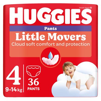 PELENE HUGGIES PANTS JUMBO 36KOM VEL 4 (9-14KG)