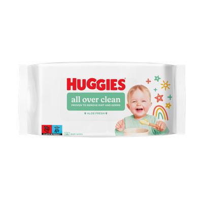 MARAMICE VL.ZA BEBE HUGGIES ALL OVER CLEAN 56/1
