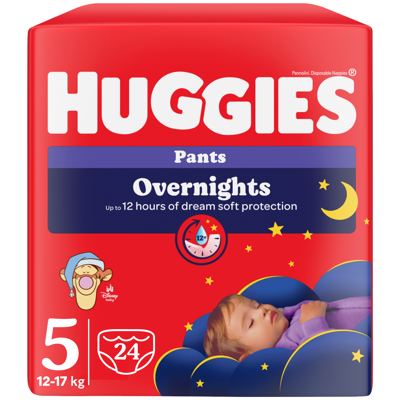 PELENE HUGGIES PANTS NOĆNE 17KOM VEL 5 (12-17KG)