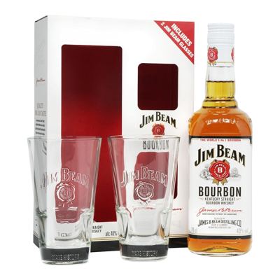 Jim Beam Bourbon 0.7L + 2 case